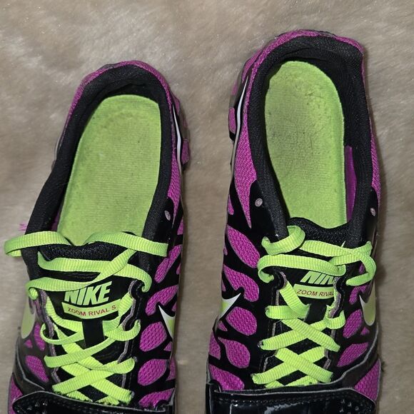 NIKE ZOOM RIVAL S TRACK AND FIELD SPRINT CLEAT SHOES, SIZE 9 - Picture 6 of 8